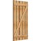 Ekena Millwork Spaced Board-n-Batten Shutters w/Z-Bar, Rough Sawn Western Red Cedar, 28 7/8W x 53H, PR RBS06Z29X053RWR - alternate 3